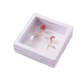 Jewelry Storage Boxes Plastic with PE Film Elegant Display 10pcs