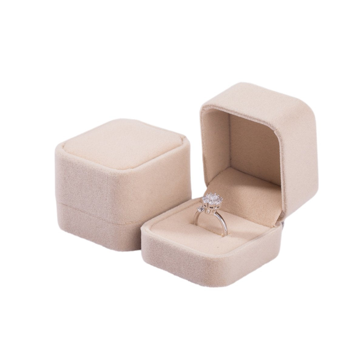 This set of 10 flannelette jewellery boxes is perfect for storing and presenting your valuable jewellery in style.