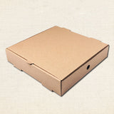 Pizza Box Kraft Corrugated Cardboard 25-100PCS