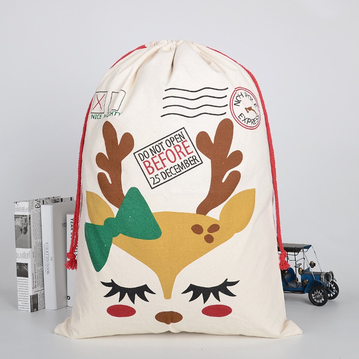 Large Christmas Sacks Jumbo Large Santa Gift Sack Bag Gifts Stocking Present