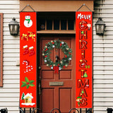 Door Banner Couplet Christmas Decoration 4Styles 1 Pair