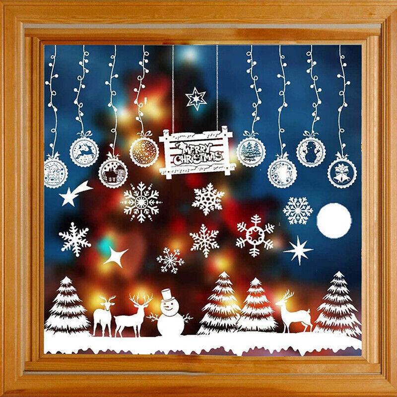 Christmas Window Stickers Wall Decal 1Pack