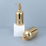 Pump Dispensing Bottle 5-Pack PET Silver and Gold 300ml/500ml