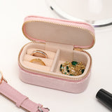 Velvet Travel Mini Portable Ring Earring Box Jewelry Boxs