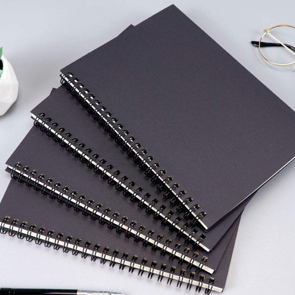 B5 Spiral Notebooks 6PCS