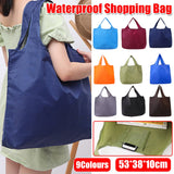 Durable Waterproof Foldable Fabric Reusable Grocery Bags 1pc