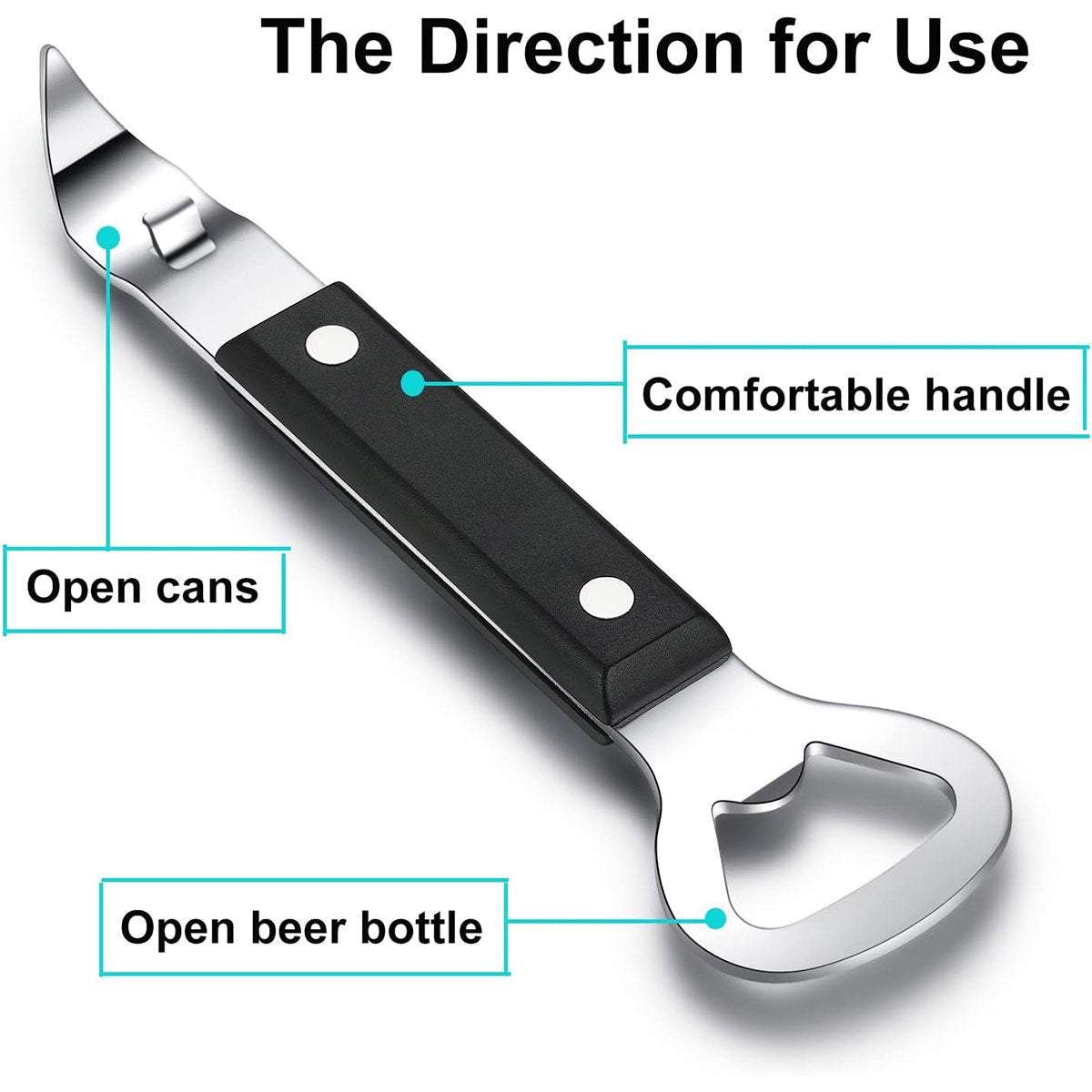 Stainless Steel Bottle Openers 4PCS