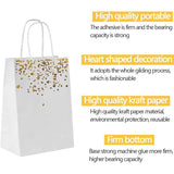 Party Kraft Paper Bronzing Small Love Gift Bag Candy Bag In Wholesale