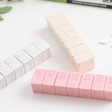 Weekly Pill Box Dispenser 2PCS