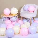 10/100PCS Macaron Large Latex Balloons