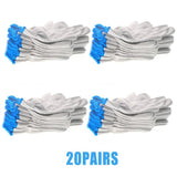 White Safety Work Glove 5/10/20PCS