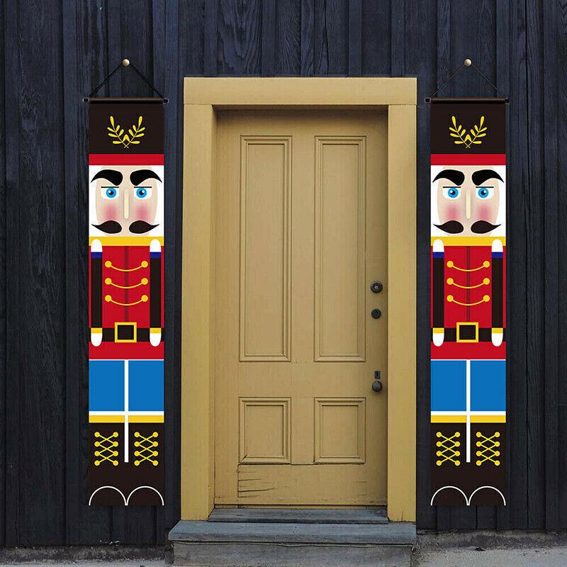 Door Banner Couplet Christmas Decoration 4Styles 1 Pair