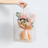 Premium PVC Clear Tote Bags Elegant Gift Packaging 10 pcs