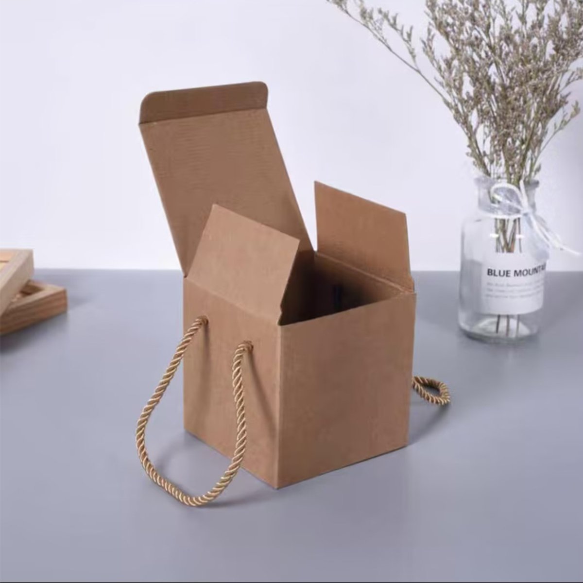 20PCS Kraft Paper Gift Boxes Party Packaging