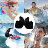 Silicone Swim Earplugs Swimmer Waterproof Antinoise Earplug 1 Pairs