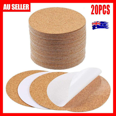 Cork Beverage Coasters 20PCS