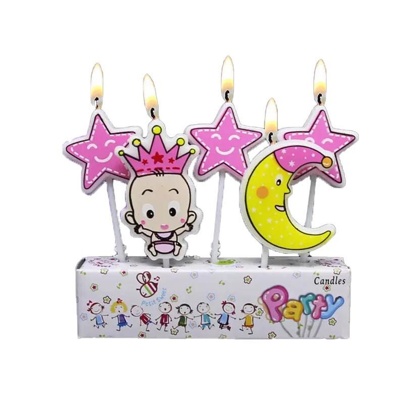 Birthday Candles Party Cake Decorations 1Set