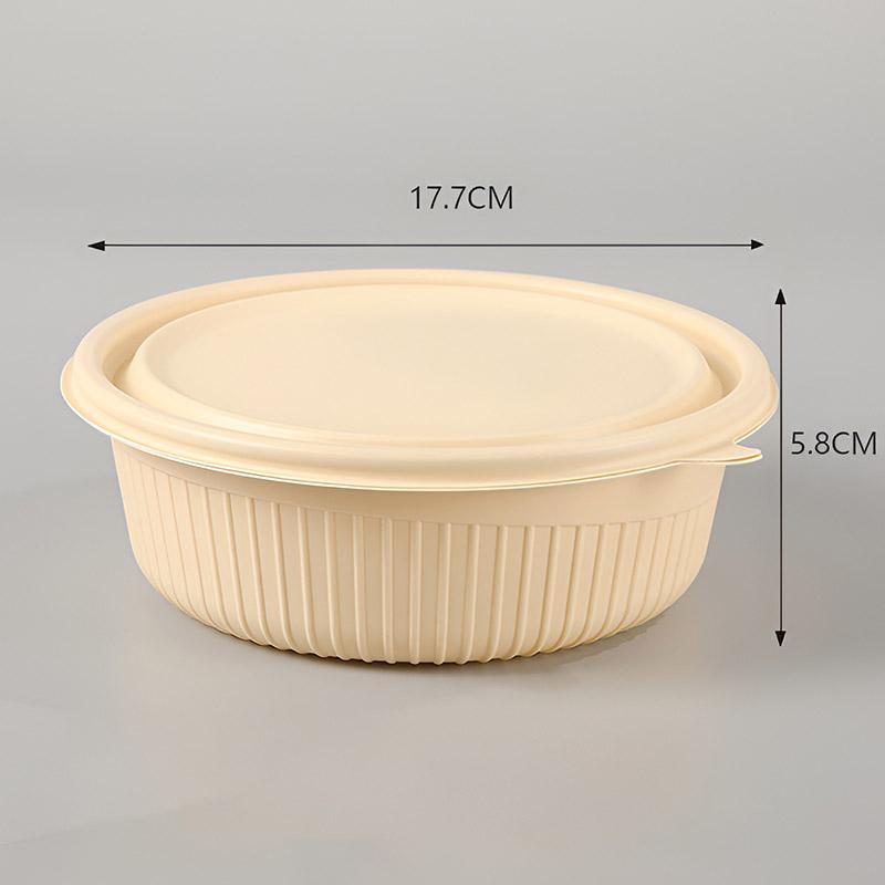 Durable Disposable Bowl with Lid for Convenient Serving