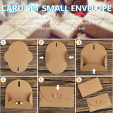 Kraft Paper Envelope 100 PCS Birthday Wedding Blessing Card