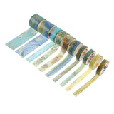 Decorative Craft Tape 2 styels 10 rolls set