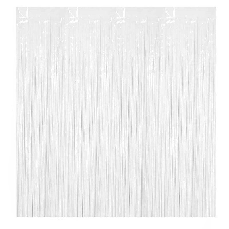 Metallic Tinsel Curtain Backdrop Party Decoration 1PC