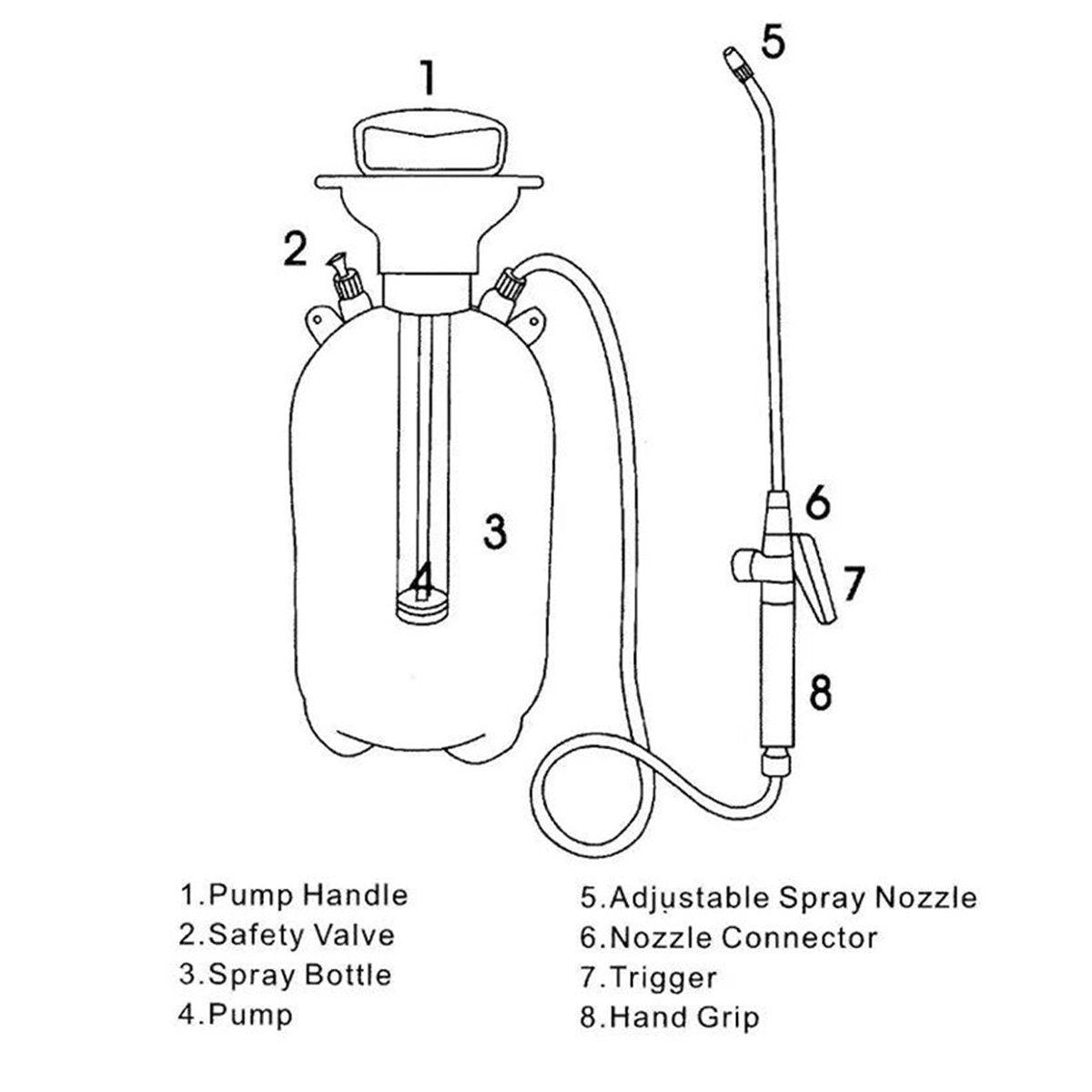 Garden Sprayer Spray Bottle 1PC