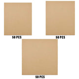 Three-layer Corrugated Cardboard Sheets 50PCS