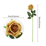 10pcs Artificial Silk Simulation Rose Flowers