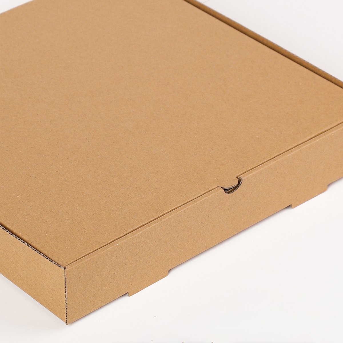 Kraft Pizza Boxes Corrugated Cardboard Durable Eco-Friendly 25PCS