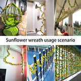 Artificial Sunflower Garlands 4PCS