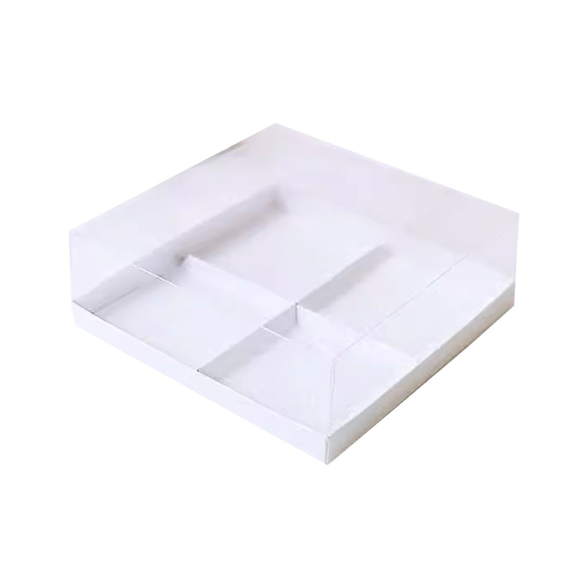 Pastry Packing Small Cake Box With Clear Lids For Donut Mousse Puffs 20pcs