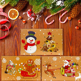 Food-Grade Cardboard Christmas Candy Boxes with Window for Holiday Treats 12 pcs