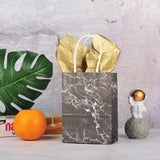 25PCS Marble Series Shopping Paper Bag Luxury Handbag Party Favor Gift Bags