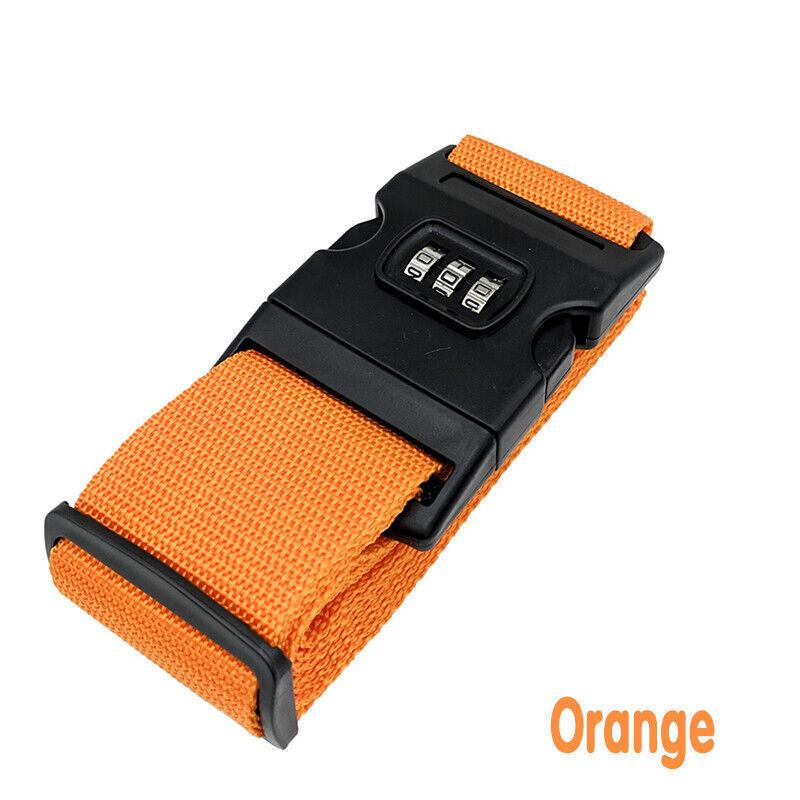 Luggage Strap Code Password Travel Suitcase Secure Lock Safe Nylon Packing Belt