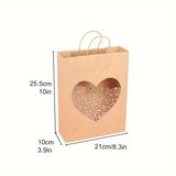 Elegant Kraft Paper Window Gift Bag for Any Occasion