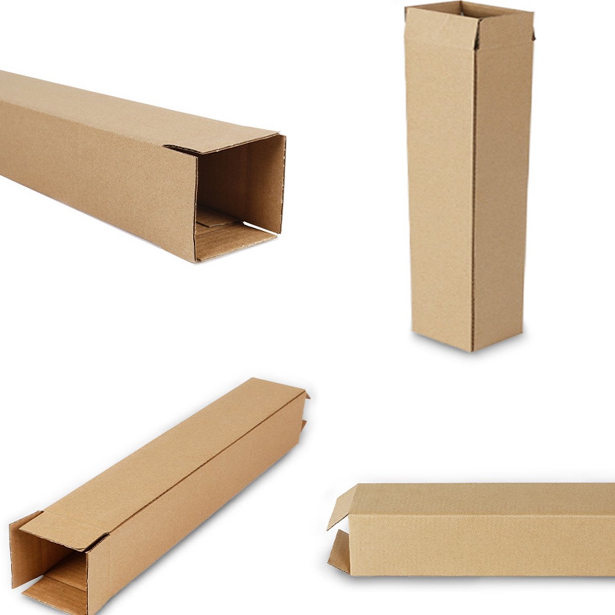 Long Carton Paper Box Brown 50PCS Small Size