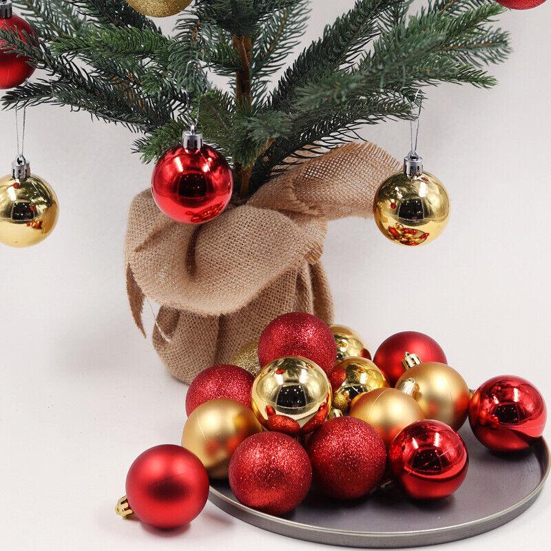 24PCS/Pack Christmas Tree Xmas Balls Decorations Baubles Party Wedding Ornament