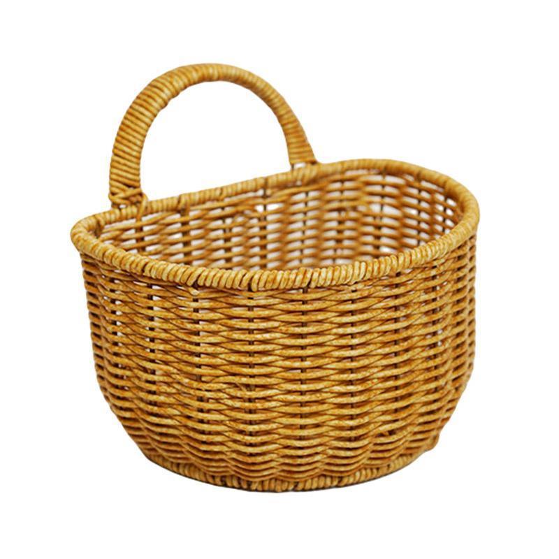 Imitation Rattan Storage Basket 1PC Large Size