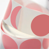 8 Rolls Colored Polka Dot Labels Round Seal Stickers Marking Round Sticker Set