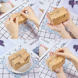 Eco-Friendly Kraft Paper Small Gift Boxes for Parties and Weddings 50pcs