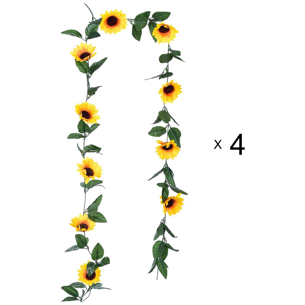 Artificial Sunflower Garlands 4PCS