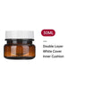 30ml-10pcs-Brown+White-Double