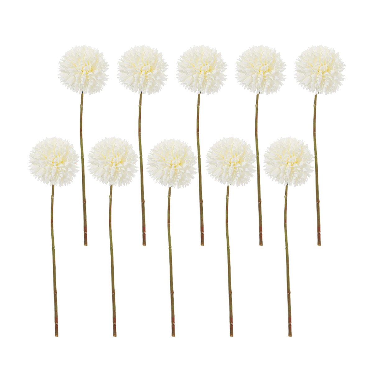 10PCS Artificial Dandelion Flowers Plastic Floral