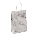 25PCS Marble Series Shopping Paper Bag Luxury Handbag Party Favor Gift Bags