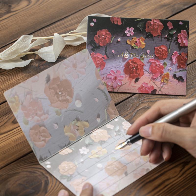 High-Quality Card Stock Post Card with Mini Envelope Set 30pcs