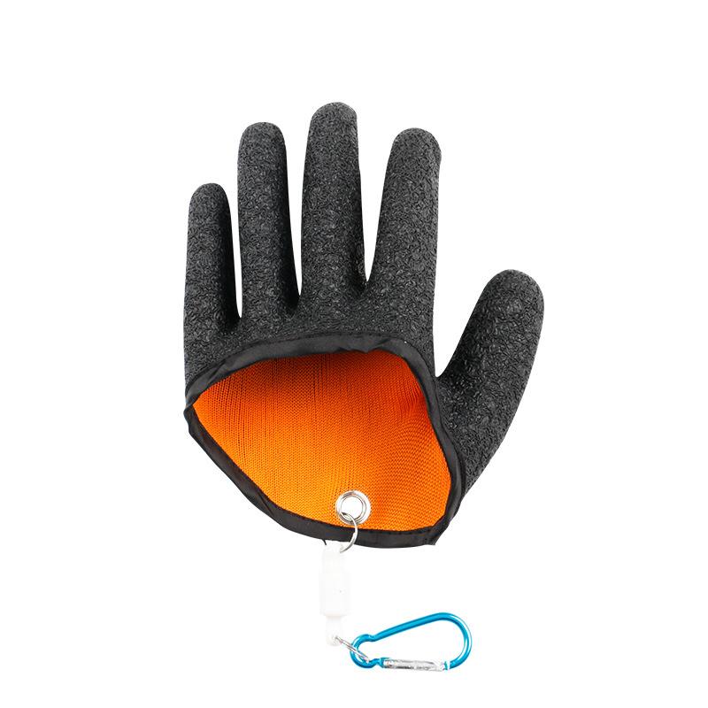 Fisherman Pro Fishing Glove With Magnet Release Catch Anti-slip Cut Resistant 1 Pair