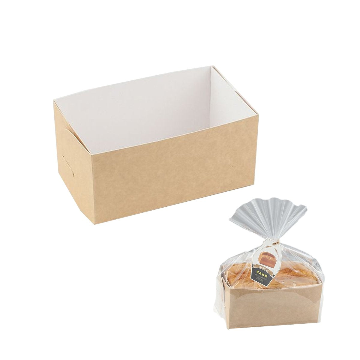 Cake Bread Bakery Packaging Box 100PCS