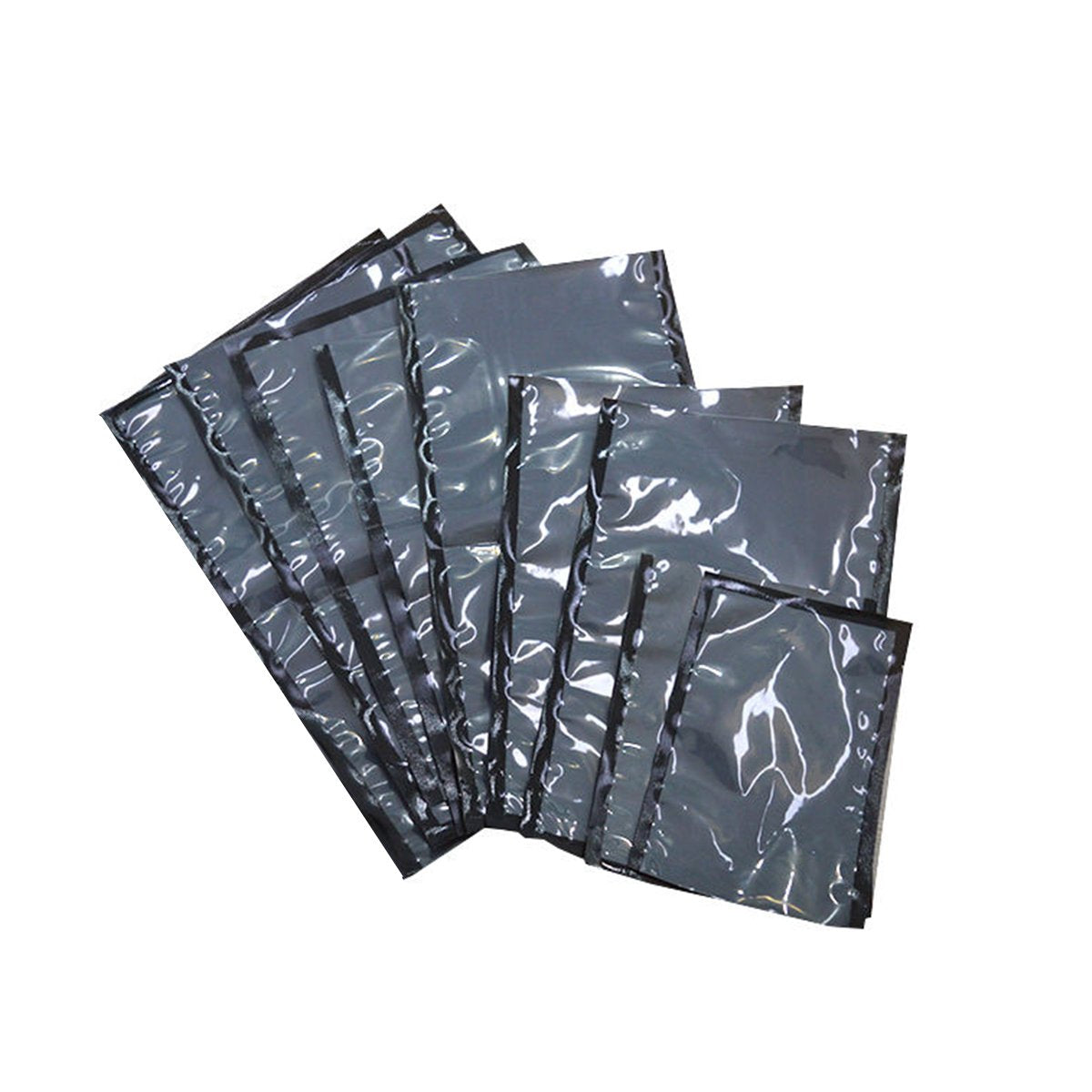 100pcs Black Transparent Vacuum Bags Air Compression