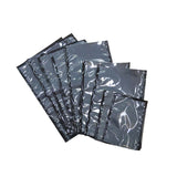 100pcs Black Transparent Vacuum Bags Air Compression Sealed Fresh Food Packaging