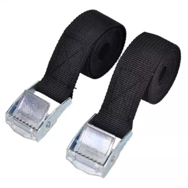 4PCS Tie Down Strap Buckle Cargo Ratchet Lugga Roof Rack Lashing Rope